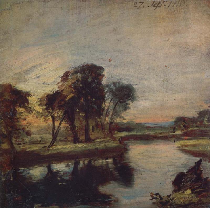 John Constable The Stour 27 September 1810 oil painting image